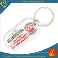 Custom Wholesale Silkcreen Printed Promotion Metal Keychain (|LN-0172)